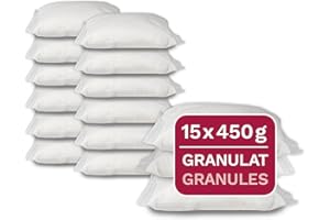 airself 15 x 450 g Universal Luftentfeuchter Nachfüllpack, Entfeuchter Granulat in Vliesbeuteln, geeignet für gängige Raumentfeuchter