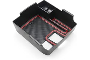 YEE PIN Pudełko do przechowywania kompatybilne z Toyota Corolla XG10 2021 / Corolla Touring Hybrid 2019+, organizer do podłokietników, akcesoria z matą antypoślizgową