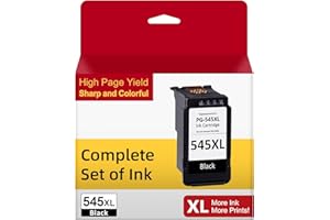 IKONK PG-545 Black Ink Cartridge XL, 545 Black XL Replacement for Canon 545 Black Ink Cartridge, Printer Ink 545 XL for Pixma TS3300 TR4500 TS3450 MG2550s TS3150 MX495 MX490 TR4550 TR4551 TS3100