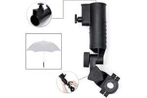 ‎LL-GOLF LL-Golf ® Universal Schirmhalter V2 für Rollstuhl/Rollator/Kinderwagen/Halter/Sonnenschirmhalter/Regenschirmhalter/Umbrella Holder