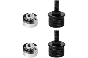 NIYATA 2 Set di sedili per moto in alluminio, per Harley, set di bulloni di fissaggio, set di viti per sedile moto, vite per sedile del motociclo