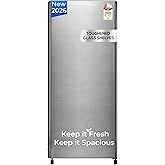 Haier 190L 2 Star Direct Cool Single Door Refrigerator | Toughened Glass Shelves | Fast Ice Making in Just 60 minutes | Large Veg Box| Easy Clean Back