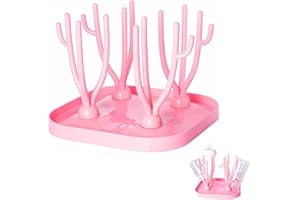 FANSEZQ Babyflaschenhalter, babyflaschen trockenständer, Abtropfgestell flaschen, fläschen ständer baby, PP-Flaschenhalter, Schnullerflaschen-Trockengestell, abnehmbare, zum Trocknen von Babyflaschensaugern
