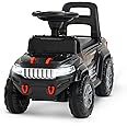 Baybee Baby Ride on Car for Kids, Push Ride on Jeep with Music & LED Light | Toddlers Ride on Baby Car with Backrest & Storage Basket,Kids Car to Drive 1 to 4 Years Old Boys & Girls (Black)