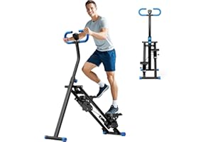 ‎LISCHWERT 2025 Neues Stepper für Zuhause,Vertical Climber Maschine Stairmaster für Ganzkörper-Workout, Compact Folding Cardio Übung Climber mit erweiterten Schrittweite,verstellbare Lenker & Pedale
