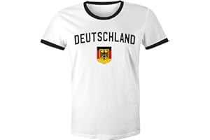 MOONWORKS Camiseta clásica para hombre, diseño de bandera de Alemania