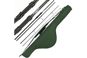 DNA Leisure Sea Freshwater Holiday NGT Profiler Travel 9ft 4pc Fishing Rod & Padded Rod Holdall Set