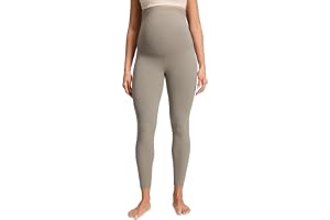 CRZ YOGA Gravidleggings 25" | Butterluxe, Extremt mjuk, Skonsam kompression, Yoga, Superhög midja, U-formad mage, Graviditet