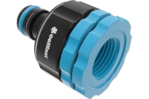 Cellfast Nez de Robinet Femelle Ergo™ 21-26,5-33,3 mm, 1/2", 3/4", 1", matière ABS, 53-210