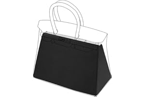 DGAZ Taschen Kissen für Birkin25/30/35/40, Luxustasche Taschenformer Einsatz, Handtaschen Innenkissen für Damen Taschen (Schwarz, BK25)