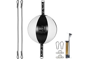 InnoLife Double End Punching Ball Striking Punching Bag Kit, Speed Striking Reflex Kit with Bungee Cords Perfect for Reaction, Agility, and Hand Eye Coordination Training