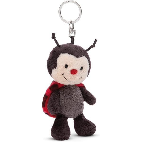 Schaffer 'Knuddel Mich!' Plüsch-Magnet Marienkäfer Bolle – 2 Stück, Ca. 13 Cm, Waschbar Bei 30°C