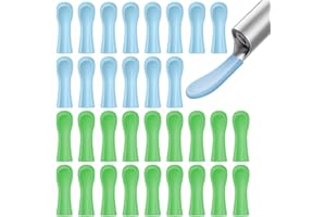 KEMUZ 100 Pezzi Ricambi Punte Pulizia Orecchie Professionali, Silicone Ipoallergenico Per Rimozione Cerume, Compatibile Con La Maggior Parte Dei Pulitori Auricolari, Ideale Per Uso Domestico E Clinico