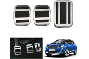 GAFAT 2019-2022 2023 Peugeot 208 2008 Pedali per Gas e Freni, Peugeot 2008 P24 Peugeot 208 P21 Copri Pedali Copertura Pedali Copertura Pedali [Cambio Manuale]