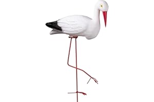 ‎VIVA DOMO Viva domo Gartenstecker Storch, Garten Dekofigur Klapperstorch, wetterfest