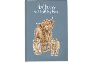 Wrendale Designs by Hannah Dale 'The Highlander' Highland Cow Address Book
