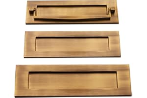 INFINITY DECOR Placa tradicional de latón macizo victoriano de 25,4 o 30,4 cm con muelle para puerta, antigua (30,5 x 10,16 cm)