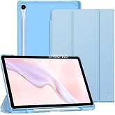 UnDePlus Galaxy Tab S10 FE+ Plus 13.1in&ccedil; ile uyumlu Kılıf Flip Cover Kalem B&ouml;lmeli PC Case X620 X626 Mavi