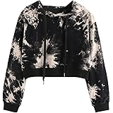 Homebaby Felpe Donna con Cappuccio Felpe Corta Donna Elegante Maglietta Maniche Lunghe Donna Manica Lunga Felpa Pullover Top Camicetta Casual