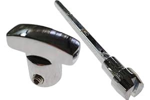 Architectural Hardware Replacement Bathroom Lock Door Handle Thumb Turn & Release Polished Chrome