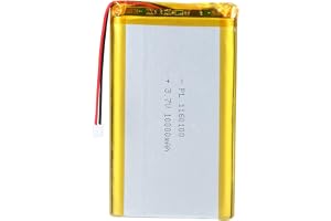 3,7 V 10 000 mAh batteri 1160100 litiumpolymer-ion litiumjon Li-Po-batteri med 2P-PH-anslutning med 2,0 mm rasterstorlek