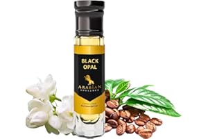 FR49 BLACK OPAL concentrated perfume oil for women. 6ml/15ml roll-on bottle. Arabian Opulence. Vanilla/coffee/sweet/warm spicy/white floral, 1