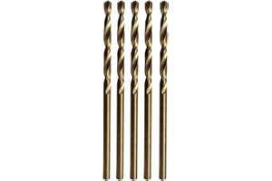 STROTON Punte da Trapano M42 8% Cobalto per Acciaio Inossidabile e Metallo (2,5mm x 5pz)