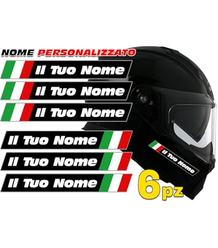 Adesivo Personalizzato Bandiera Del Portogallo + Nome – Kit 2 Vinili, Per Casco, Auto, Bici, Rack Da Padel (Caratteri Bianchi, Testo Personalizzato) - 3