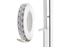 Gsrhzd Seal Weather Strip, Sealing Strip for Windows, 12m Sealing Strip, Suitable for Gaps Between Doors and Windows, Dustproof, Waterproof and Anti-Collision (White)