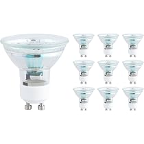 Bombilla Gu10 Led SEBSON Bombilla LED GU10 5W Equivalente A 35W - 380 Lúmenes Blanco Cálido 3000K No Regulable - Angulo De Haz 110° - Bombilla Spot LED 230V - Juego De 4 Bombilla Gu10 Led Calida