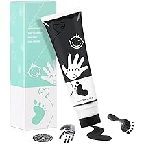 Kit Impronte Mani E Piedi Neonato SOULBABY - 4 Calchi, Made In Germany, Con Confezione Regalo - Foto 8