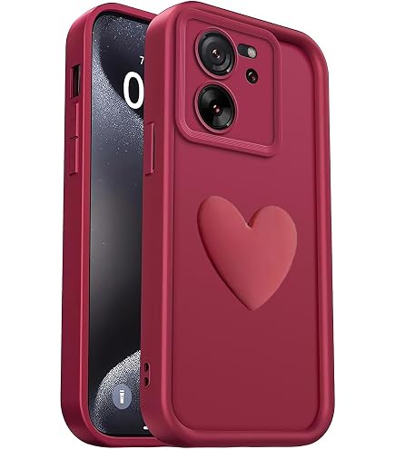 nurkorki 2 Pezzi Nero Cover per Xiaomi 13T 5G/Xiaomi 13T Pro 5G