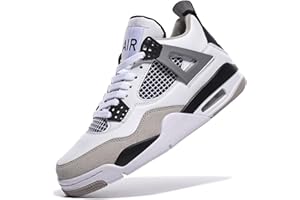 MANZOOR Zapatillas de Baloncesto para Hombre,Air Retro Skate clásicas Suela de Goma,Moda Zapatos Deporte Antideslizantes,Botas de Baloncesto para Entrenamiento al Aire Libre