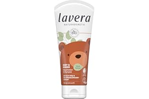 ‎LAVERA lavera Baby & Kinder Waschlotion und Shampoo - hautschonend - sanfte Reinigung - ohne Duft- & Konservierungsstoffe - vegan - Naturkosmetik - 200 ml