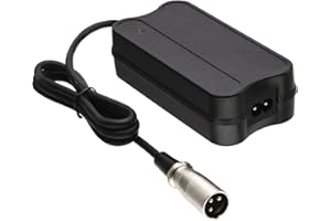 Maratron Schnell-Ladegerät für 24V E-Bike Akkus kompatibel mit Prophete, Zündapp u.v.m. 24V / 3A (XLR 3-polig) (STC-8127LB)