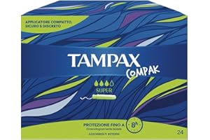 Tampax Compak Super X24 – Zapfen mit Applikator
