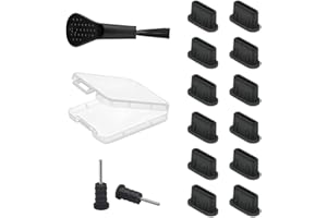 YUEJIESELECTED USB C staubschutz Staubschutz Stöpsel Pro Ladebuchse,USB C schutzkappe Abdeckung Wasserdicht Dust Reiniger Silikon,für Stopfen Audio Port Handy Schutzkappe Max Verschluss Stöpsel,Handy-reinigungsset
