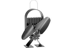 Ecofan AirDeco I Heat Powered Stove Fan - Powerful Modern Design, Low Start Temperature Technology Ideal for Wood, Gas, Pellet & Soapstone Stoves - Circulates Warm Air Efficiently & Reduces Fuel Cost