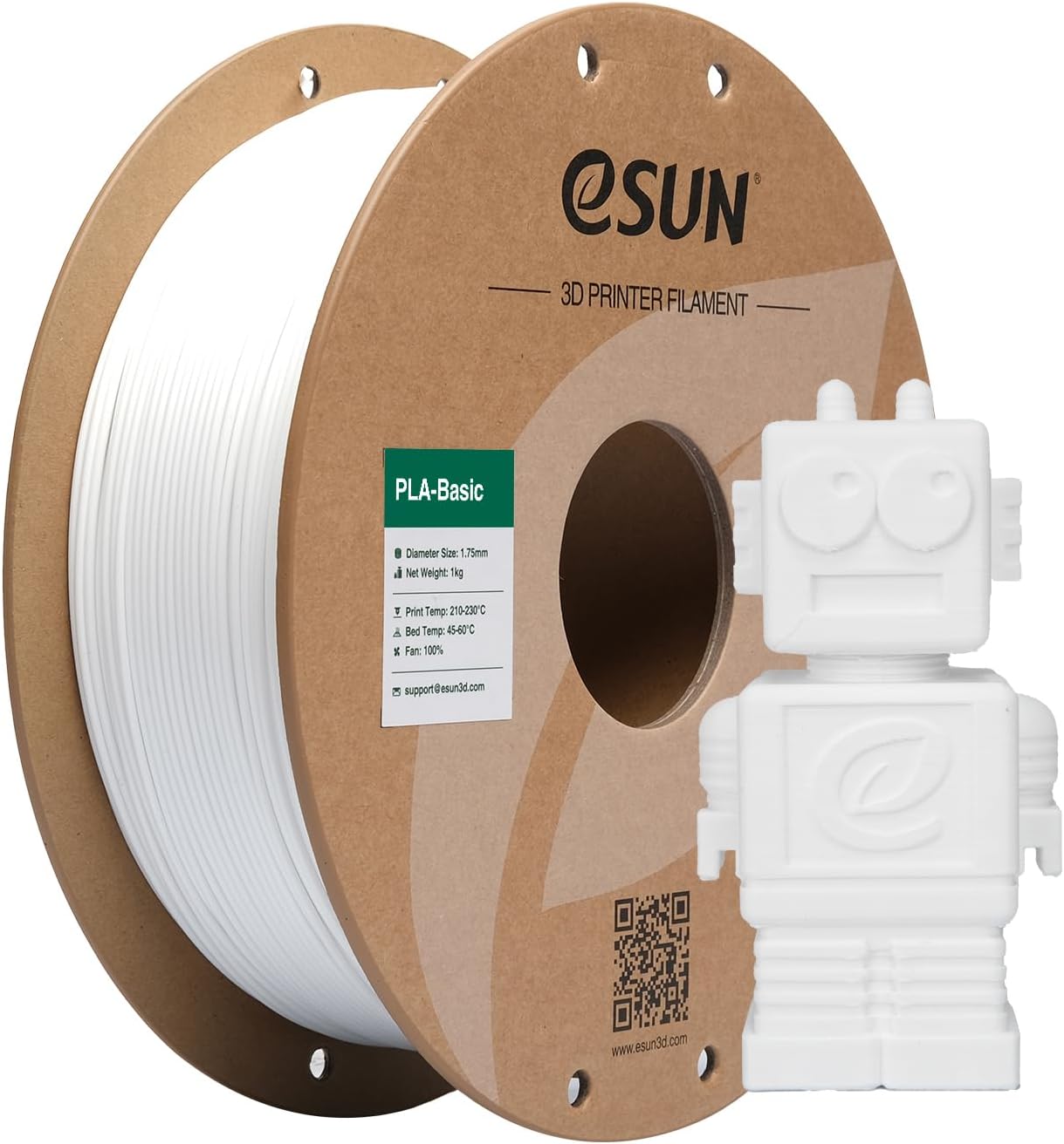 Foire Aux Questions Essentielles sur le eSUN Filamento PLA 1 75 mm filamento di Basic