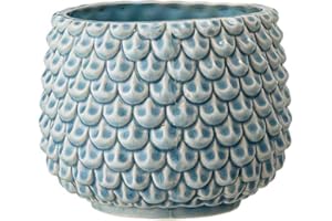 Nordring Vaso Pino - per fiori da interno e piante da interno, piante grasse, cactus, orchidee L (16,5 cm ø), cielo-blu, Ceramica Gres