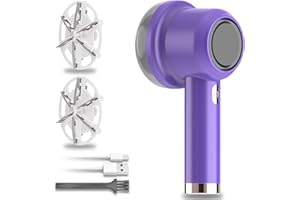 GBARAN Quitapelusas eléctrico, Quita Pelusas removedor de Pelusas con 2 Cuchilla de Afeitar de Repuesto, afeitadora portátil de Tela para Ropa, Muebles, Ropa de Cama, Alfombra