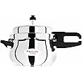 Butterfly Stainless Steel 5.5-Liter Curve Pressure Cooker, Large, Silver
