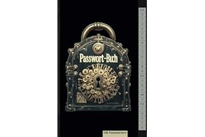 Passwortbuch mit Register A-Z: Passwort Manager Deutsch: Klein A5 Notizbuch für Passwörter und Wallets | bis zu 430 Passwörtern und Sicherheit | Hardcover Vintage