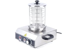 ‎OUKANING Hot Dog Gerät Wurstkocher 350 Watt Dampfbehälter für Würstchen Hot Dog Maker Erhitzer Bockwurst Hot Dog-Maschinen