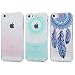 Produktbild iPhone 5/5S Hülle Kasos iPhone SE Case Painted TPU Silikon Handyhülle Crystal Clear Schutzhülle Tasche Back Cover Handy Schale