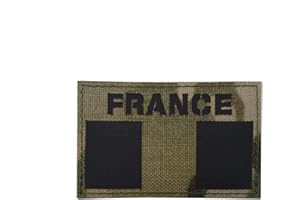 TOPPATCH Ohrong Écusson réfléchissant IR tactique de combat Paintball Badge Camo Morale Brassard Emblème Applique avec crochet et boucle pour casquettes militaires Vestes Gilet