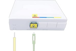 Elfcam® - Punto de Terminación Óptica PTO para FTTH, Conectores Ópticos de Tipo SC/APC (1 Puerto Óptico)