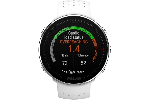 Polar Vantage M - Montre de sport FC/GPS pour Hommes et Femmes - Entraînement Multisport et Course avec Cardiofréquencemètre au Poignet (étanche, légère, dernière technologie) S/M