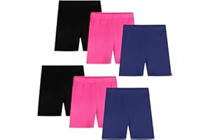 Auranso 6er Set Short Mädchen Kinder Radlerhose Kurze Leggings für Mädchen 2-10 Jahre