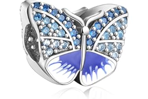 Jokmeo 925 Sterlingsilber Damen Charm Anhängerperlen, kompatibel mit Pandora sowie europäischen Armbändern und Halsketten. Passend für Frauen und Mädchen.F2